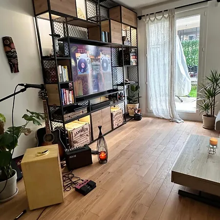 Perfect Summer Stay In Boho Style Apartment - Garden And Underground Parking Clamart Exterior photo